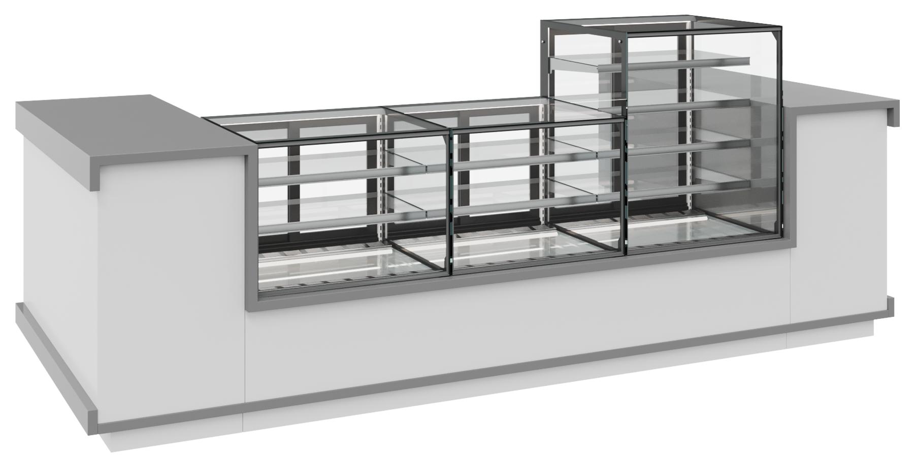 Кондитерская витрина Carboma KC71BUILT-IN (COSMO)