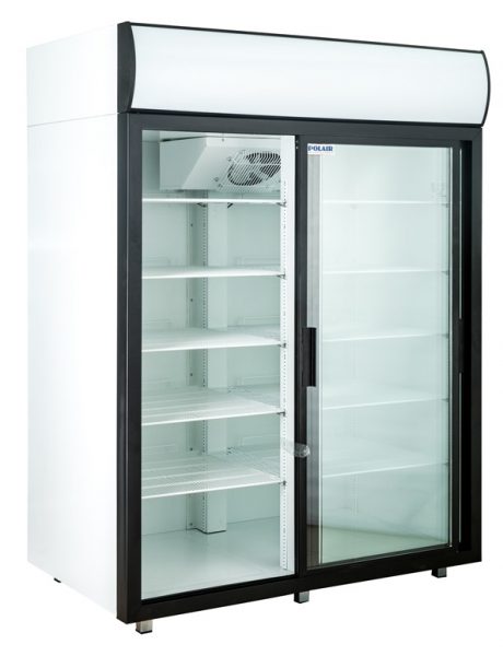 Холодильный шкаф POLAIR Standard со стеклянными дверьми DM110Sd-S версия 2.0
