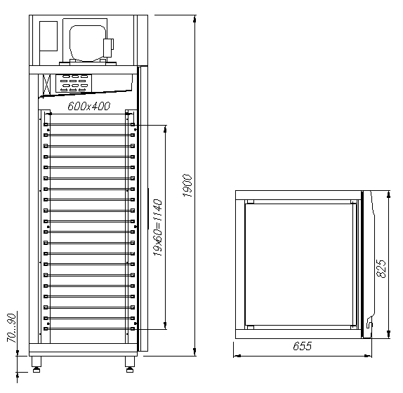 Холодильный шкаф CARBOMA PRO M560-1-G EN-HHC (5) 0430