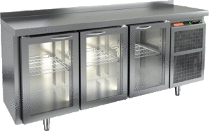 С распашными дверьми стол Hicold BNG 111 HT