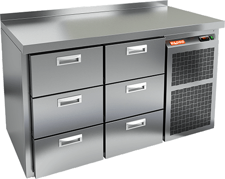 С выдвижными ящиками стол HICOLD BN 33 BR2 BT