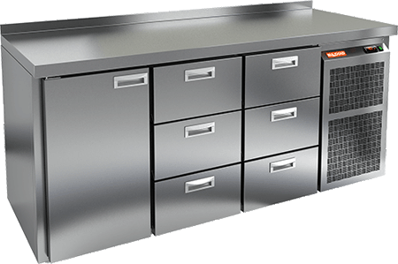 С выдвижными ящиками стол HICOLD SN 133 BR2 BT