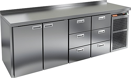 С выдвижными ящиками стол HICOLD GN 1133 BR2 TN